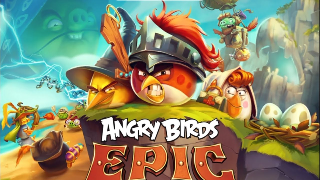 Bomb, Matilda and the Golden Piggy bank. / Vic Master play Angry Birds: EPIC / main story video 2￼