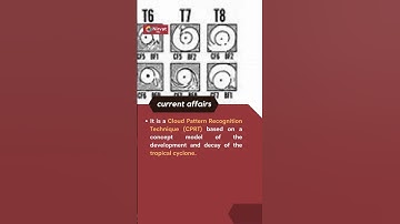 Prelims Facts : DVORAK TECHNIQUE #shorts #upsc