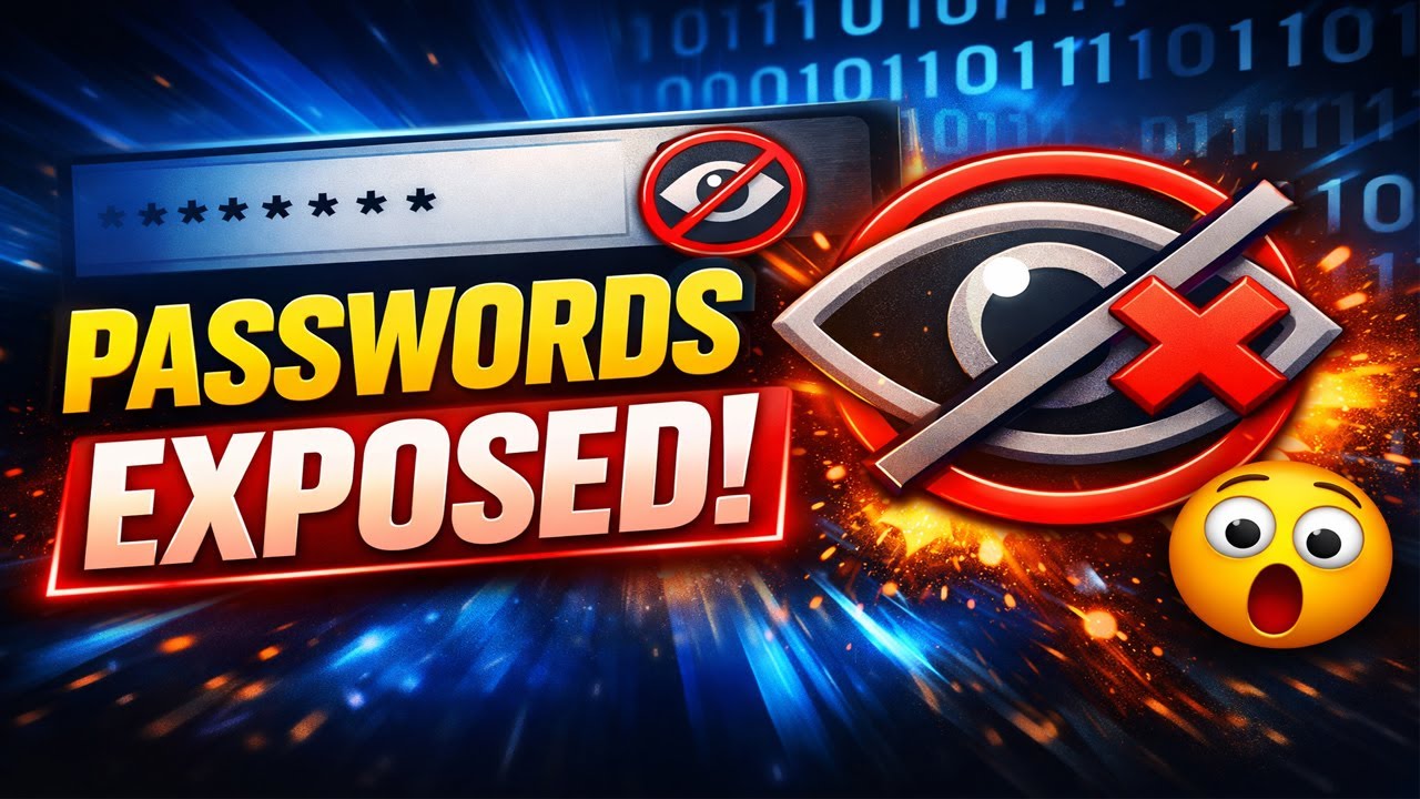 Stop Windows From Showing Your Passwords – Disable the Eye Icon NOW