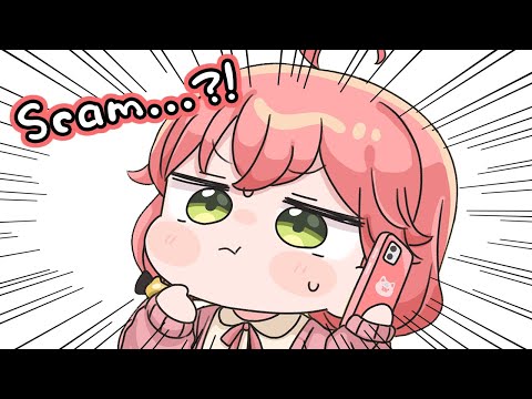 Miko almost fell for a scam[Animated Hololive/Eng sub] - YouTube