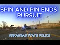 Perfect Spin And Pin Ends High Speed Pursuit | Arkansas State Police