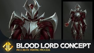 Procreate Painting - Character Concept Blood Lord