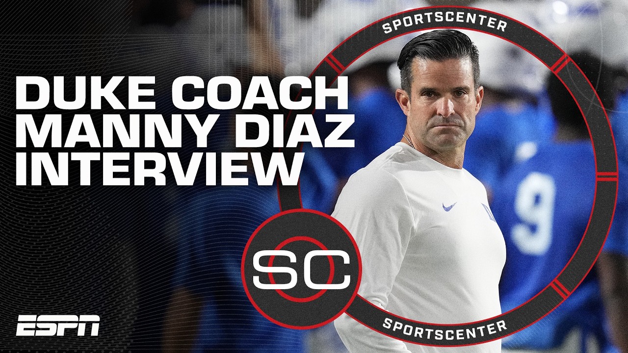 Duke head coach Manny Diaz previews game vs. No. 5 Miami | SportsCenter