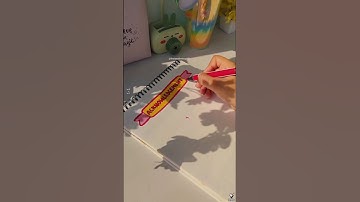 5 minutes idea💡✨ Acknowledgement Page💐✨| Project decoration ideas #shorts #ytshorts