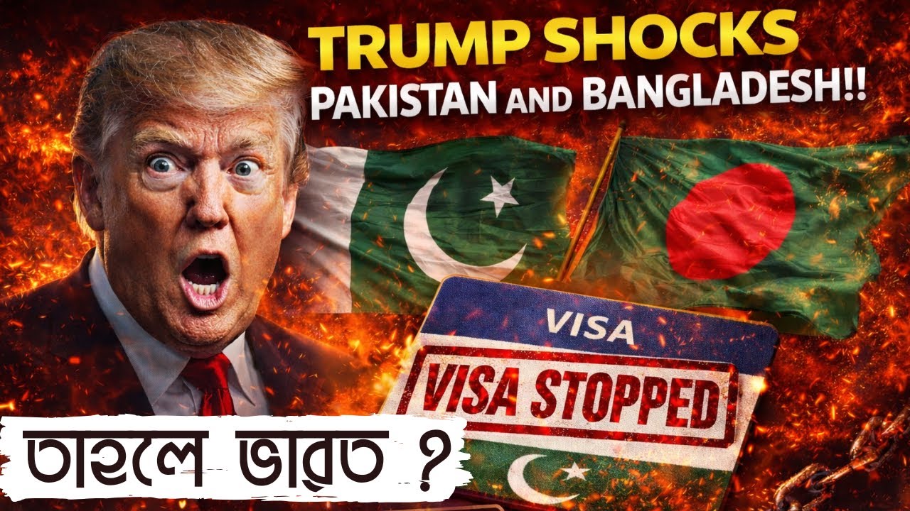 TRUMP SHOCKS PAKISTAN AND BANGLADESH!! New Visa Stopped for Both Countries!! By Arindam Sir