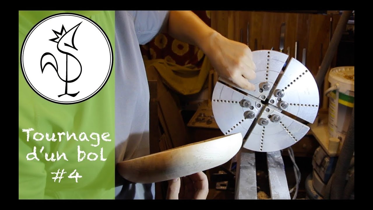 Tourner un bol - tous les détails pas à pas: le palateau de reprise / comment finir le dessous