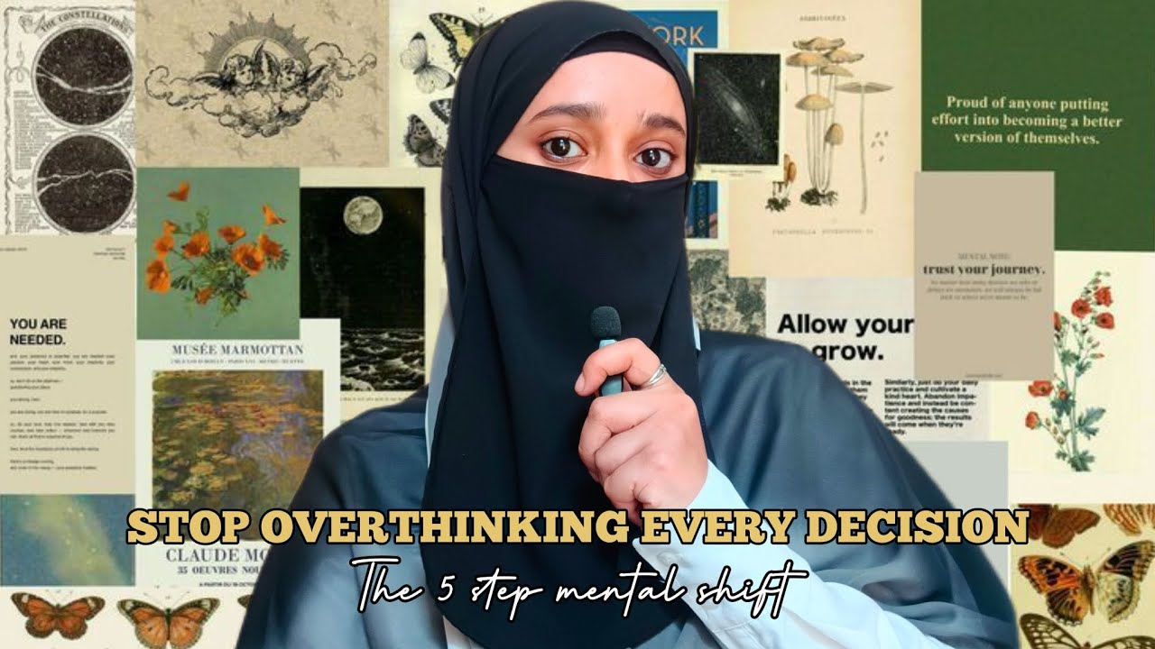 How to stop overthinking everything (A 5-STEP GUIDE) // productivity ...