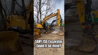 Could the Sany 155 be my next Excavator? #heavyequipment #sany #excavator