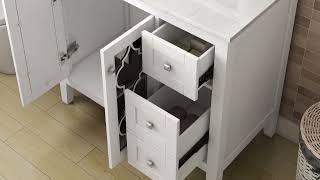 Everdene Family Vanity 48in White