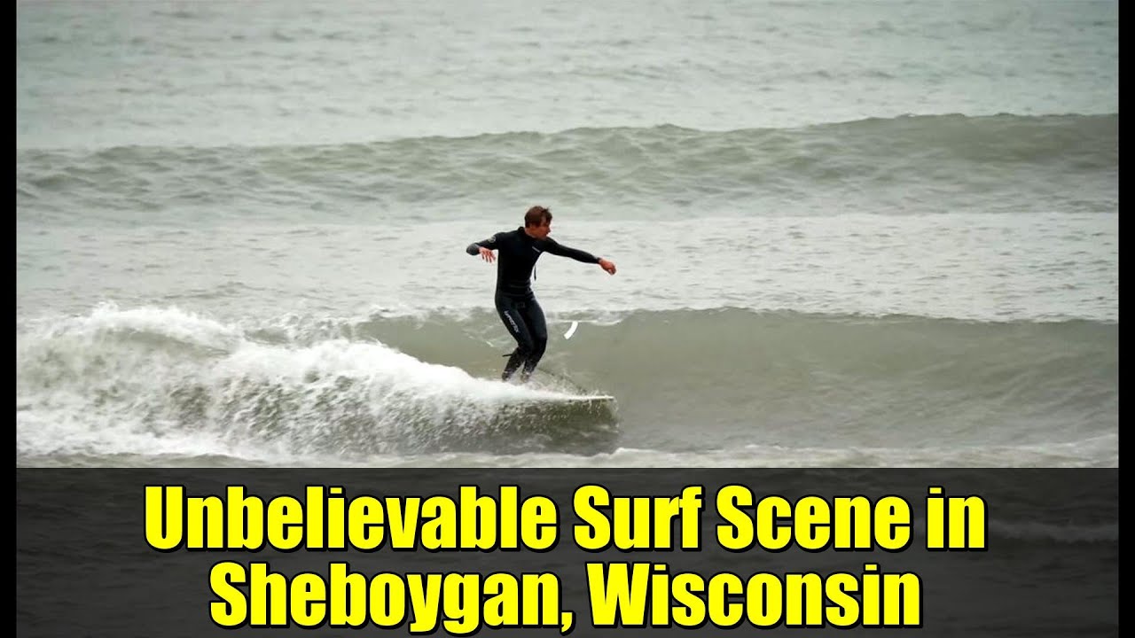 Unbelievable Surf Scene in Sheboygan, Wisconsin