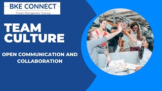 Creating an Open Communication and Collaborative Team Culture