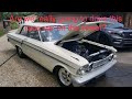 Driving this race car on the street!  1964 Ford Fairlane altered wheelbase drag car to street car