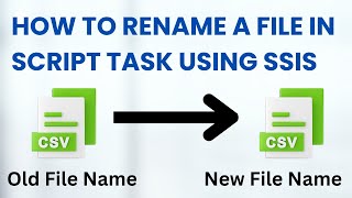 102 How to rename a file in script task using SSIS