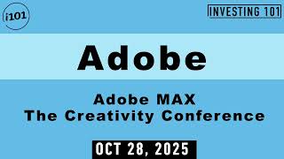 Adobe MAX  - The Creativity Conference | Oct 28, 2025