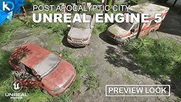 Post Apocalyptic City - (Work in Progress) Unreal Engine 5 - 21/4/2023
