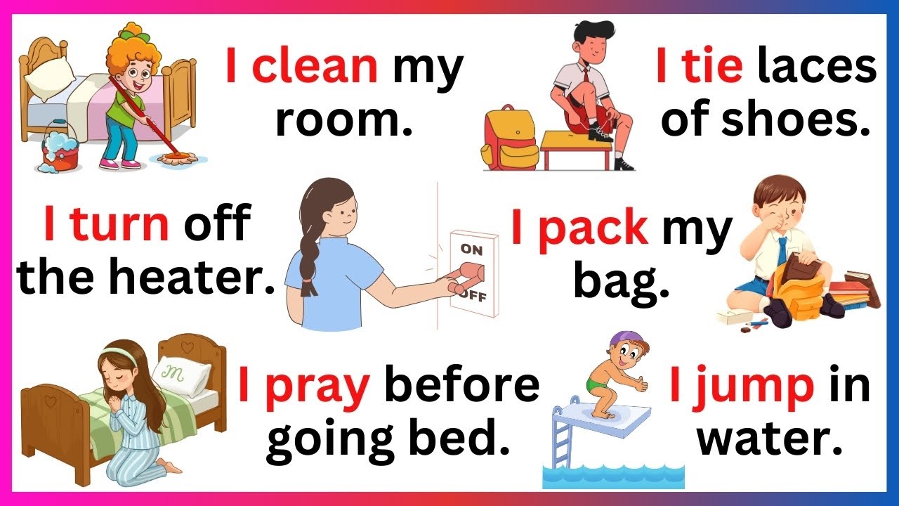 Improve English Speaking Practice | Learn Daily Routine in English ...