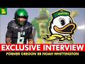 🚨EXCLUSIVE: Noah Whittington Interview Ahead Of 2026 NFL Draft | Oregon Football News