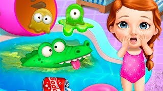 Уборка в доме. Комары напали на остров с маяком в игре для девочек screenshot 5