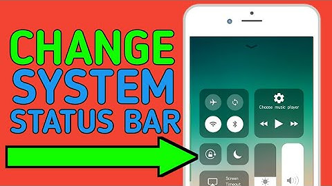How To Change System Status Bar For Any Android Device || Custom System Status Bar Modifications