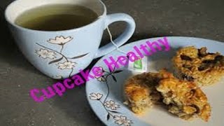 Easy &amp; Healthy Banana Chocolate Chip Flake Oats Muffins | Muffins Flocon Avoine