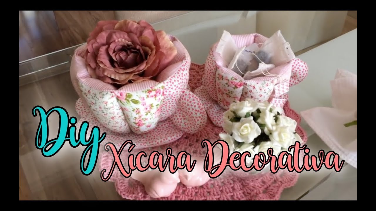 ♥ DIY XÍCARA DECORATIVA - FAÇA E VENDA  ♥