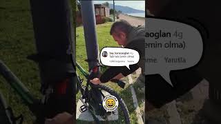 Direğe Bağlı Bisikleti Çalarken Yaptığı Açıklamalar Efsane