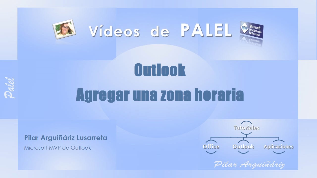 Outlook: Agregar una zona horaria al calendario - YouTube