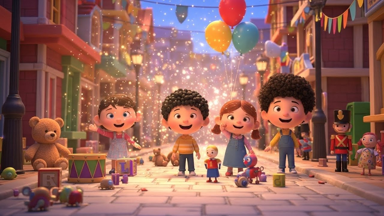 Magical Toyland Parade 🎁🤹‍♂️🎶 | Fun Toy & Fantasy Rhyme for Kids | Nursery Rhymes