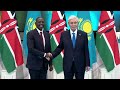 KAZAKHSTAN: Welcome reception for President Ruto at the Palace of Independence, Astana, Kazakhstan,