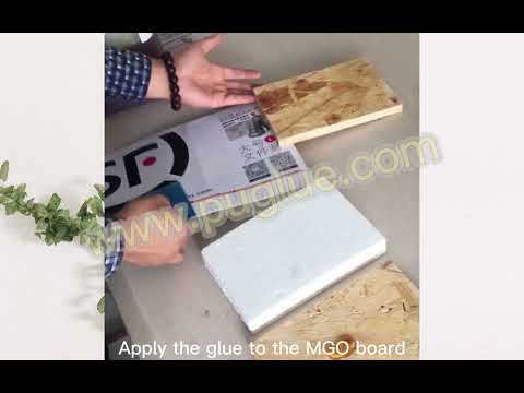 2K PU glue MGO+XPS+MGO panel sample test