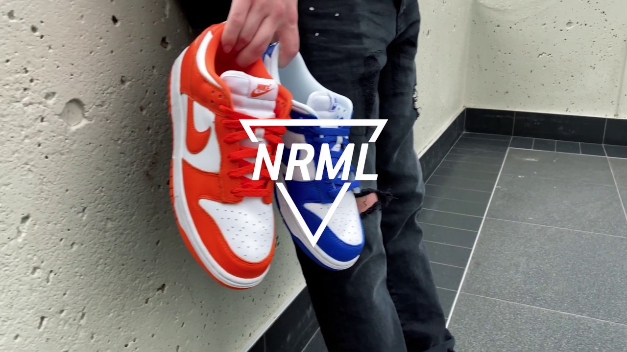 NIKE DUNK LOW SE "KENTUCKY" & "SYRACUSE" ON FEET LOOK