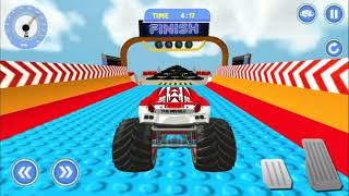 Monster Truck Mega Ramp Stunts 3d Truck Simulator - Impossible 4x4 Truck Game - Android GamePlay screenshot 5