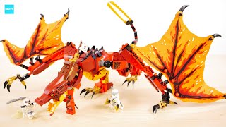 レゴ ニンジャゴー ファイヤードラゴンの攻撃 71753 ／ LEGO NINJAGO Fire Dragon Attack Speed Build & Review