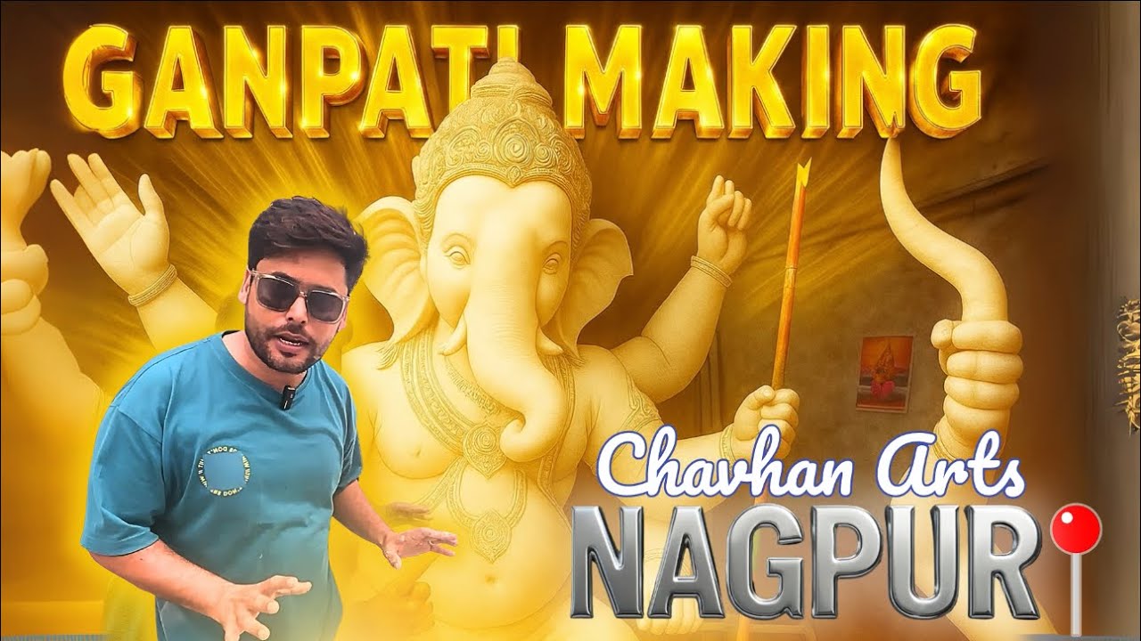 Ganpati Making in Chitar Oli | Sachin Chavhan Arts Nagpur 