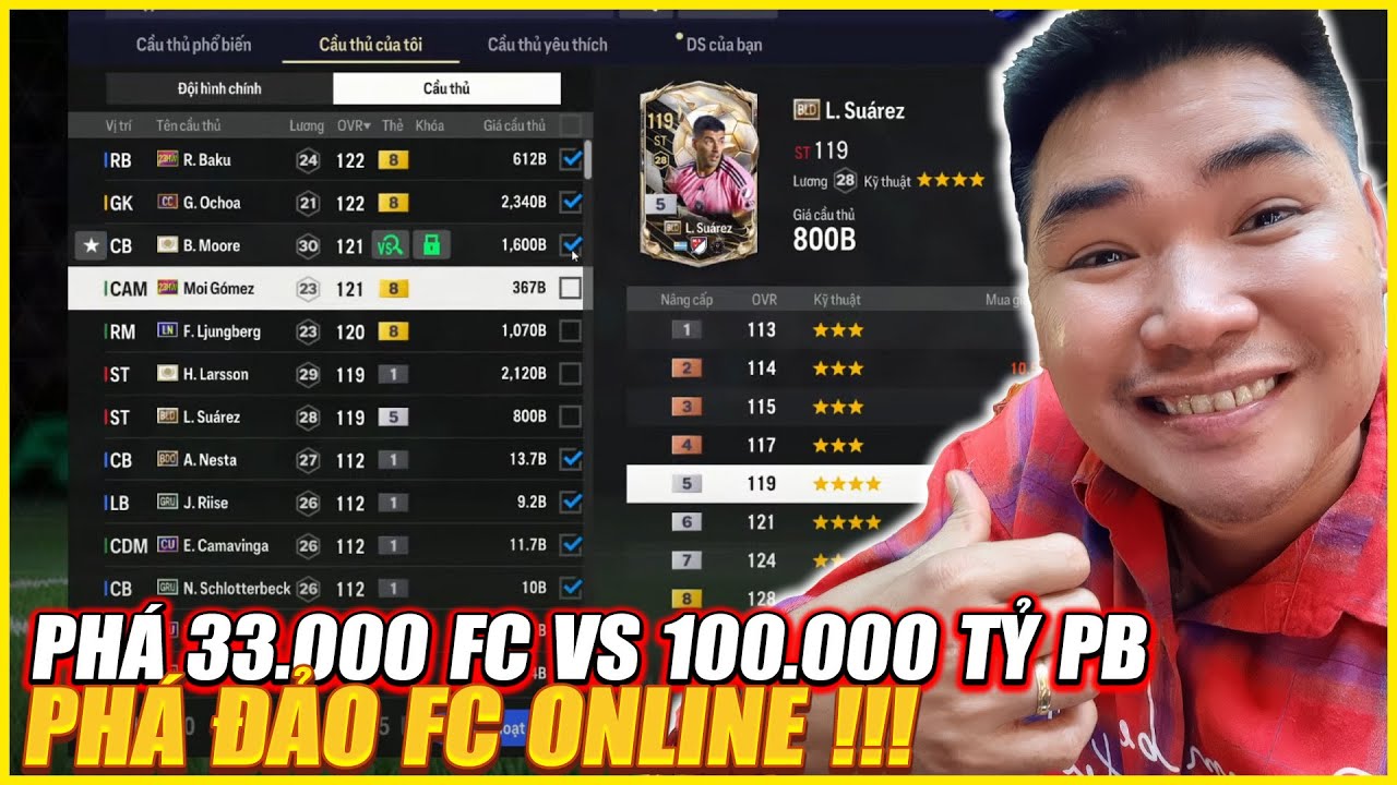 BÁC GẤU SOLO THÀNH HÒA FC ONLINE CHÉO TAY | LIVETREAMS