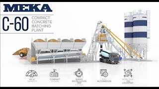 Compact Concrete Batching Plant - MEKA New Type C-60