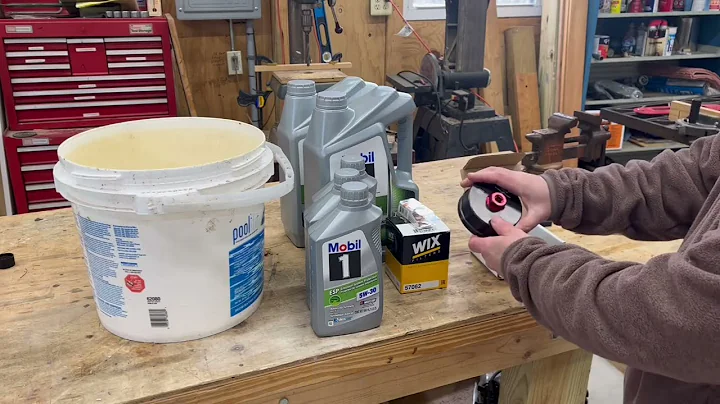 Oil change for the Sprinter based RV