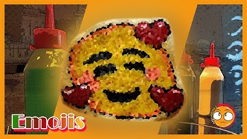 Pancake Art – Emojis – Smiling Face with Hearts