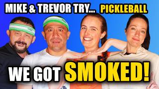 We Tried Playing PRO Pickleball Players… Bad Idea