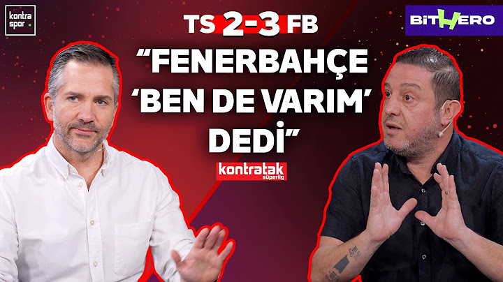 CANLI | Trabzonspor - Fenerbahçe Maç Sonu | Nihat Kahveci, Nebil Evren | Kontratak