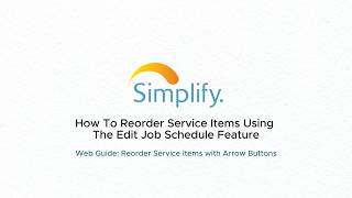 How to Reorder Service Items in Quotations | Simplify FSM