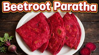 Healthy Beetroot Paratha Recipe | Soft Pink Paratha For Lunch Box | No Food Colour screenshot 2