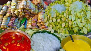 Street food review in Phnom Penh -  Khmer Fresh food compilation in 2021