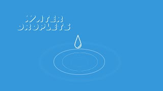 Animated Water Droplets Using HTML And CSS |  Water Effect