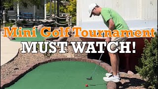 Mini Golf Tournament at a Super Fun Course! - MUST WATCH! screenshot 3