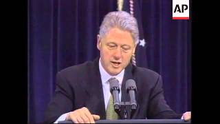 USA: PRESIDENT CLINTON ASIAN ECONOMIC CRISIS SPEECH