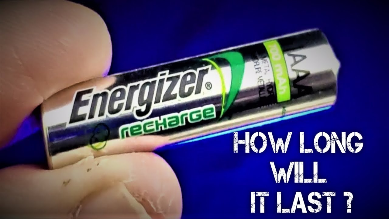 Energizer Recharge RUNTIME TEST YouTube