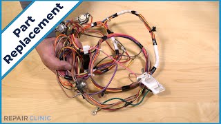 GE Dryer Main Wire Harness Assembly Replacement WE15X25654