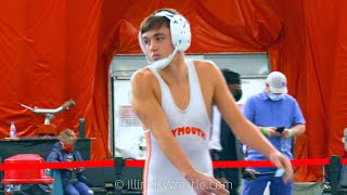 132 Austin Defoe Of Ashland Wi By Fall At 100 Over Jordan Lensmire Of Plymouth Wi