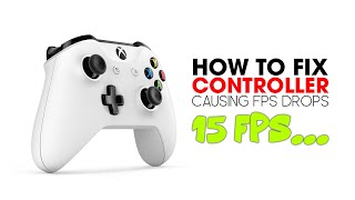 How to fix a bluetooth controller causing FPS lag in Games on PC. (Xbox Controller)